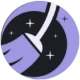 NetClearer logo: a purple broom